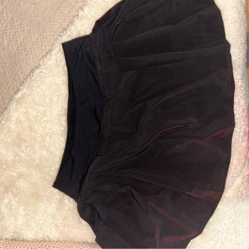 Lululemon Black Pleaded Golf Skirt size 4